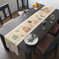 Alles Gute Zum Geburtstag Tischläufer | Party Tischdekoration Tischdekoration, Lange Baumwolltischdecke Großer Baumwoll-Tisch von Gadgetalicious
