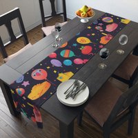 Alles Gute Zum Geburtstag Tischläufer | Party Tischdekoration Tischdekoration, Lange Baumwolltischdecke Großer Baumwoll-Tisch von Gadgetalicious
