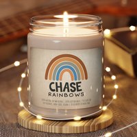 Boho Rainbow Soy Candle Umarmen Sie Gelassenheit Und Inneren Frieden Mit Unserer Aromatherapie-Kerze, Perfekt Zur Verbesserung Von Yoga - & von Gadgetalicious