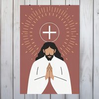 Christliche Gebets-Essenz Wandkunst, Inspirational Religiöses Poster, Feines Mattes Papier, 3 Größen - Sacred Space Decor Christliche Gebets-Essenz Wandkunst, Inspirational Religiöses Poster, Feines Mattes Papier, 3 Größen - Sacred Space Decor von Gadgetalicious