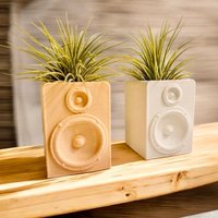 Musik-Lautsprecher Luftpflanzenhalter. Sukkulenten Pflanzer/Airplant Halter Für Indoor Garten. Einzigartiges Geschenk Musik Liebhaber Musiker von Gadgetalicious