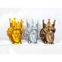 Notorious David Skulptur Kunst Decor - 3D Gedruckte Bücherregal Desktop Statue Für Haus Oder Büro Geschenk 2 Größen von Gadgetalicious