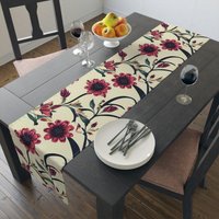 Wunderschöner Tischläufer Mit Blumenmuster - Ein Stilvolles Accessoire Für Ihr Zuhause von Gadgetalicious