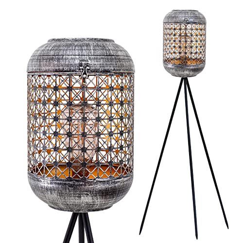 Gadgy Outdoor Stehlampe LED solar - Wasserdichte Stehlampe Garten außen - Solar Standleuchte für nachhaltige Beleuchtung - LED Außenstehleuchte Dreibein - Solar Lampe Outdoor Gadgy Outdoor Stehlampe LED solar - Wasserdichte Stehlampe Garten außen - Solar Standleuchte für nachhaltige Beleuchtung - LED Außenstehleuchte Dreibein - Solar Lampe Outdoor von Gadgy