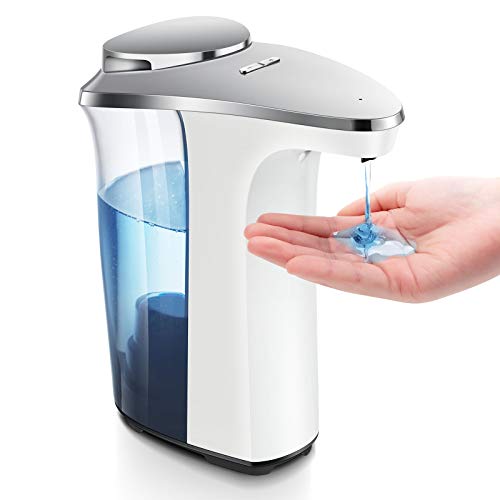 Gadjica Automatischer Flüssigseifenspender, 500 ml, handfreie Pumpe für Küche und Bad, funktioniert mit Handdesinfektionsmittel (Chrom) von Gadjica
