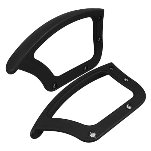Gadpiparty 1 Paar Zubehör für Stuhlarmlehnen Ergonomischer Ersatz der Armlehne Bürostühle Stuhlarm ruhen hoch Unterstützung Zurück stabile Armlehne Bürobedarf Plastik Black von Gadpiparty