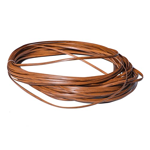 Gadpiparty Kunststoff Rattan Reparaturmaterial für Möbel 1 Rolle PE Rattan Langlebig Braun Selbstgemacht Möbelreparaturzubehör für Stühle und Tische von Gadpiparty