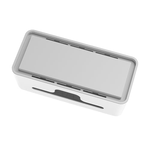 Gadpiparty 1stück Kabelmanagement-Box Weiß Praktische Und Einfache Kabelaufbewahrung Für Schreibtisch Büro Mit Großem Eingangsdesign Und Temperaturregulierung Für Sichere Verwendung von Gadpiparty
