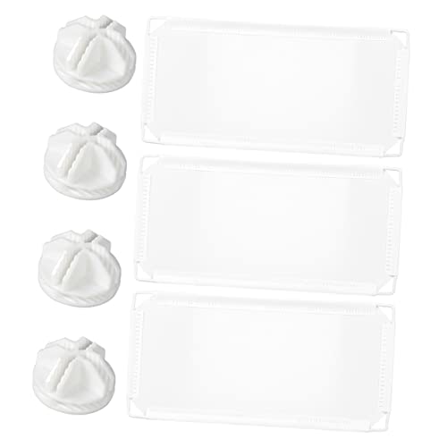 Gadpiparty 1 Satz Anti-Droplet-Partition Schreibtisch Niesschutz-Panel-Desktop Büro-Desktop-Schallwand Büropanel Nies-Trennwand pp Weiß von Gadpiparty