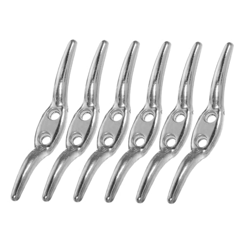 Gadpiparty 1 Satz Blinder Haken Blindschnurhalter Vorhangbeschläge Seilklampe Schnurklemmen Für Jalousien Fensterkordelklemme Blindschnursicherung Sicherheitskabelschuhe Silver Metall 6st von Gadpiparty