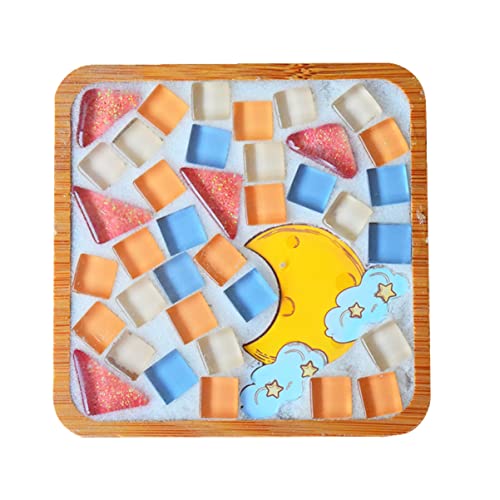 Gadpiparty 1 Satz DIY Mosaik Untersetzer Bastelmaterial für Handgemachte Coaster für Eltern Aktivitäten und DIY Enthusiasten Bunte Farben und Muster für Designs Gadpiparty 1 Satz DIY Mosaik Untersetzer Bastelmaterial für Handgemachte Coaster für Eltern Aktivitäten und DIY Enthusiasten Bunte Farben und Muster für Designs von Gadpiparty