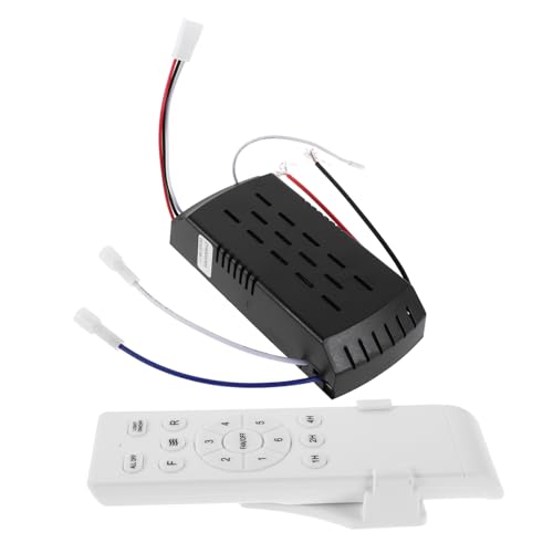 Gadpiparty 1 Satz Deckenventilator Motor mit Variabler Geschwindigkeitsregelung und Kabelloser Fernbedienung Dc Motor für Deckenventilatoren und Lichtsteuerung Sicherer Betrieb mit Niedrigem von Gadpiparty