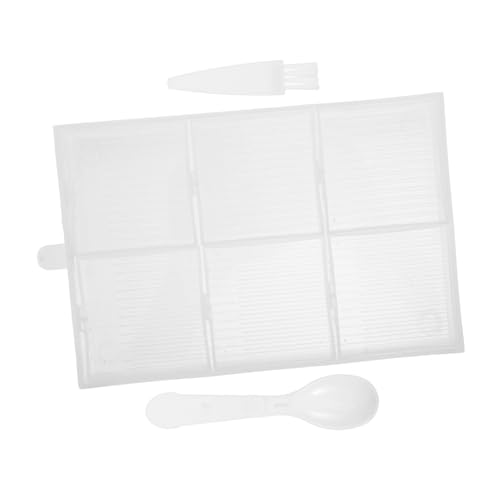 Gadpiparty 1 Satz Diamant-Mal Werkzeug Set Zeichenträuse Strass-Tabletts Diamond Art Aufbewahrung von Diamantkunst Diamant-Zeichentabletts Tablett für Perlen Plastik Weiß von Gadpiparty