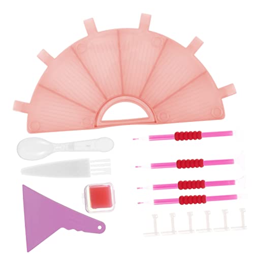 Gadpiparty 1 Satz Diamant Malwerkzeuge mit Aufbewahrungstablett Multifunktionales DIY Zubehör für Diamantmalerei Organizer und Praktischem Perlenbehälter für Projekte von Gadpiparty