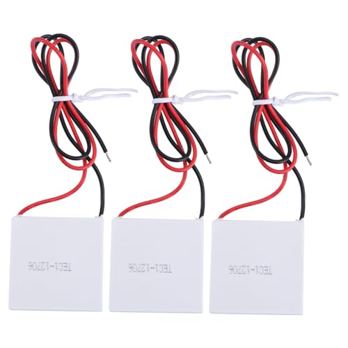 Gadpiparty 1 Satz Halbleiterkühler Kühlkörper Kühler Kühler CPU Kühler Klimaanlage Halbleiterkühlung Thermoelektrische Kühlplatte Elektronische Komponente Weiß 3 Stück Gadpiparty 1 Satz Halbleiterkühler Kühlkörper Kühler Kühler CPU Kühler Klimaanlage Halbleiterkühlung Thermoelektrische Kühlplatte Elektronische Komponente Weiß 3 Stück von Gadpiparty