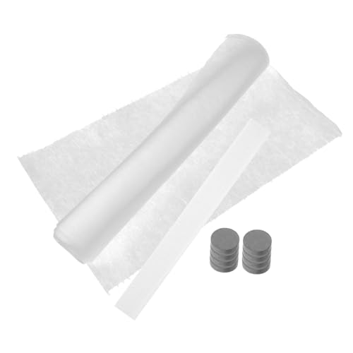 Gadpiparty 1 Satz Küchenabzugshaube Fettfilterpapier Hochtemperaturbeständig Zuschneidbar Selbstklebend Einsetzbar mit Magnet und Einfache Installation kein Reinigen Nötig von Gadpiparty
