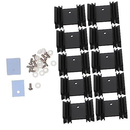 Gadpiparty 1 Satz Kühlkörper Elektronischer Heizkörper Aus Aluminium Aluminium-heizkörper Kühler Thermal- Block Hitze Spülbecken Aluminiumprofil Silver Zufällige Farbe Gadpiparty 1 Satz Kühlkörper Elektronischer Heizkörper Aus Aluminium Aluminium-heizkörper Kühler Thermal- Block Hitze Spülbecken Aluminiumprofil Silver Zufällige Farbe von Gadpiparty