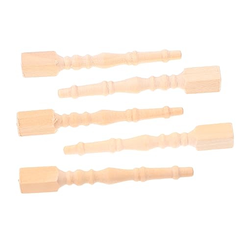 Gadpiparty 1 Satz Mini-tischbeine Teppich Heimwerken Teile Arbeitsplatte Spielzeuge Für Hühner Spielsachen Für Modell Tischbeine Kleine Tischgestelle Holz 6st von Gadpiparty