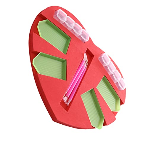 Gadpiparty 1 Satz Multifunktions Punktbohrscheibenhalter Zubehör Diamant Kunstbedarf Tablett Kits Stift Diamant Stickwerkzeug Stickwerkzeugplatte Perlensortiertablett 10 Stück von Gadpiparty