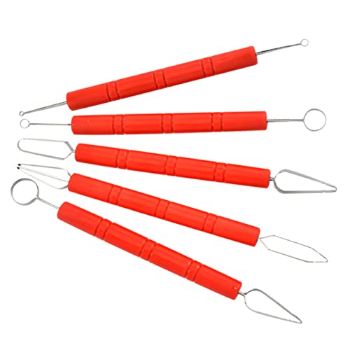 Gadpiparty 1 Satz Schnitz Messer Set Für Töpferwerkzeugsatz Cutter Tonschnitzerei Modellieren Werkzeug Aus Ton Zubehör Aus Ton Bastelset Aus Ton Rostfreier Stahl 5 Stück von Gadpiparty