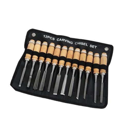 Gadpiparty 1 Satz Schnitz messer Set Holzbearbeitung Schwarz klein schnitzen Schnitzmesser Bausatz werkzeug skulpturales Messer Holzschnitzer Tranchiermesser strammes Messer Hölzern von Gadpiparty