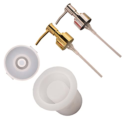 Gadpiparty 1 Satz Silikon Gießformen für Flaschen Diy Silikonform für Kreative Aufbewahrungsflaschen Sprühkopf Gold und Silber für Bastelprojekte und Gadpiparty 1 Satz Silikon Gießformen für Flaschen Diy Silikonform für Kreative Aufbewahrungsflaschen Sprühkopf Gold und Silber für Bastelprojekte und von Gadpiparty