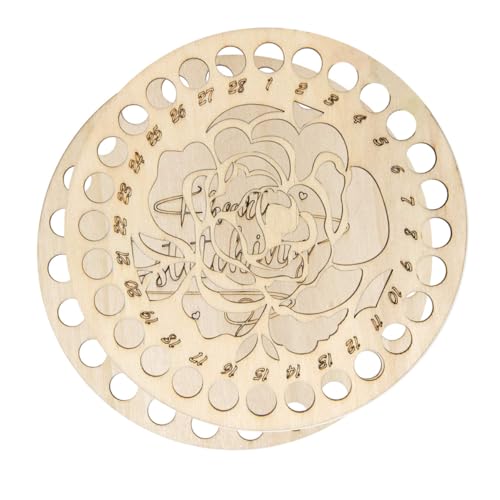 Gadpiparty 1 Satz Stichstichspeicher Kreuzstich Gewachster Faden Zahnseide Stickgarn Nähen Stickerei Fadenwickelbrett Holzstickstättenspeicher Tabletts Nähgarnständer 2 Stück von Gadpiparty