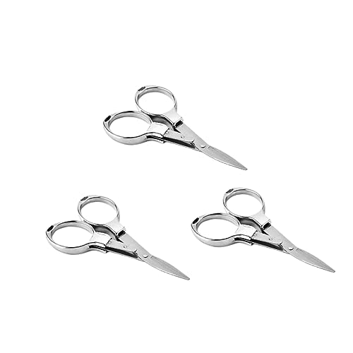 Gadpiparty 1 Satz Teiliges Faltbares Angelscheren Rostfreiem Stahl Praktische Tragbare Scheren Für Angeln Outdoor Aktivitäten Camping Und Handarbeiten Leicht Und Benutzerfreundlich 3 Stück von Gadpiparty
