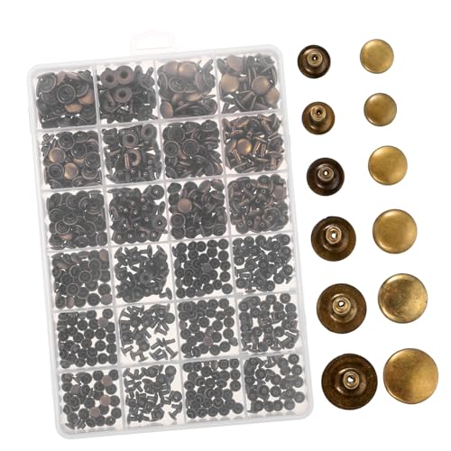 Gadpiparty 1 Satz Teiliges Leder Nieten Metall Doppelseitige Nieten Lederreparatur Für Taschen Kleidung DIY Handwerk Rostfrei Langlebig Mit Aufbewahrungsbox 360 Stück Gadpiparty 1 Satz Teiliges Leder Nieten Metall Doppelseitige Nieten Lederreparatur Für Taschen Kleidung DIY Handwerk Rostfrei Langlebig Mit Aufbewahrungsbox 360 Stück von Gadpiparty