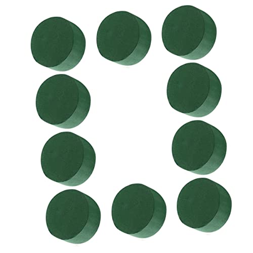 Gadpiparty 10 Stück Runde Blumensteckschwämme Für Blumenarrangements Wasseraufnahme Für Hochzeiten Floristen Blumendekoration Blumenschlamm Für Vasen Und Körbe von Gadpiparty