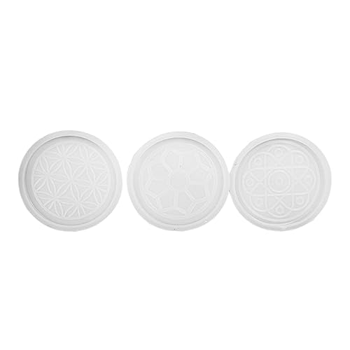 Gadpiparty 1 Satz Teiliges Silikon Cup Mat Gießform Flexible Diy Epoxidharz Untersetzer Form Leicht Zu Entformen Langlebig Und Einfach Zu Reinigen Für Handgemachte Wasserbecher Pads 3 Stück von Gadpiparty