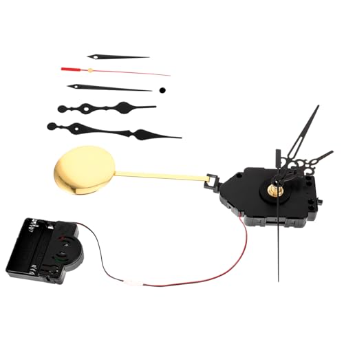 Gadpiparty 1 Satz Uhrwerk mit Zeigern und Musikbox Uhrmechanismus für DIY Reparaturen Geeignet für Wanduhr und Pendeluhren Langlebig und Installieren von Gadpiparty