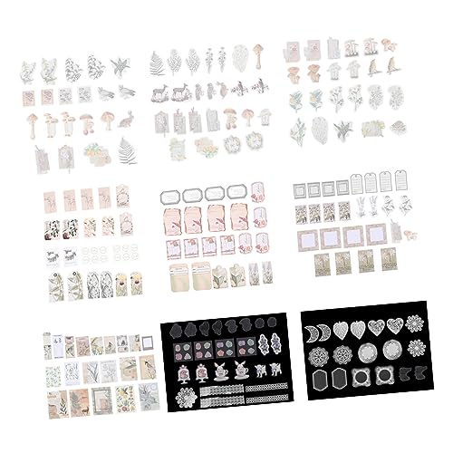 Gadpiparty 1 Satz Vintage Scrapbook Sticker Retro Hand Account Decals für Diy Notizbuch Tagebuch Fotoalbum Ästhetische Papiere mit Klaren Mustern und Langlebigen Materialien Gadpiparty 1 Satz Vintage Scrapbook Sticker Retro Hand Account Decals für Diy Notizbuch Tagebuch Fotoalbum Ästhetische Papiere mit Klaren Mustern und Langlebigen Materialien von Gadpiparty