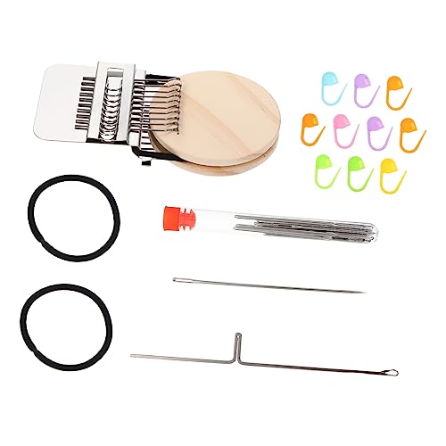 Gadpiparty 1 Satz kleine Strickmaschine Weberei Webstuhl Mini kinderwebrahmem handystativ Braid Tool Werkzeug nähmaschine DIY- zum Weben von Webstühlen Strickwaren für Kleidung Gummi von Gadpiparty