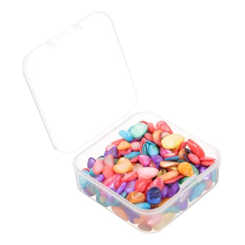 Gadpiparty 1 Schachtel Bunte Natürliche Muschelstücke Unregelmäßige Mosaikfliesen DIY Dekoration Glatte Oberfläche Bruchsichere Mosaiksteine für Bastelprojekte Wie Geburtstag Hochzeit von Gadpiparty