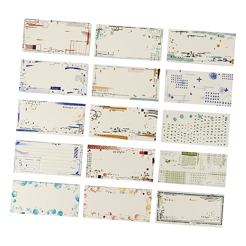Gadpiparty 1 Schachtel Haftnotizen Set Selbstklebende Post Memo Sticker Notes Tragbares Notizblock Set mit Schlichtem Rahmendesign für Schüler Büro und Alltag von Gadpiparty