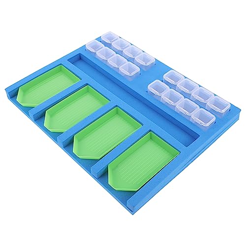 Gadpiparty 1 Set Ablage Strass Perlen Trays Perlen Sortierung Tablett Perlen Organizer Pp Blau Gadpiparty 1 Set Ablage Strass Perlen Trays Perlen Sortierung Tablett Perlen Organizer Pp Blau von Gadpiparty