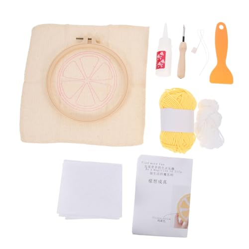 Gadpiparty 1 Set Teppich Tufting Kit Nadelstanzer Kleiner Rahmen Stickerei Teppich Tufting Zubehör Untersetzer Nähwerkzeuge Edelstahl Gadpiparty 1 Set Teppich Tufting Kit Nadelstanzer Kleiner Rahmen Stickerei Teppich Tufting Zubehör Untersetzer Nähwerkzeuge Edelstahl von Gadpiparty