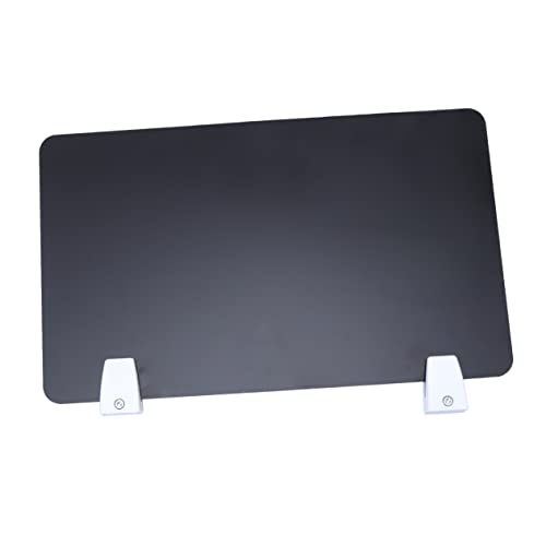 Gadpiparty 1 Stück Acrylschallung Teiler Schreibtisch-trennwände Privatsphäre Schreibtischschild Schild Für Den Testtisch Im Klassenzimmer Datenschutztafel Büro Schreibtisch-trennwand Schwarz von Gadpiparty