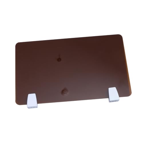 Gadpiparty 1 Stück Büro Schreibtisch Trennwand Acryl Test Trennwand für Private Arbeitsstationen Praktische Desktop Partition für Schule und Büro Installieren Robustes Material Tawny von Gadpiparty