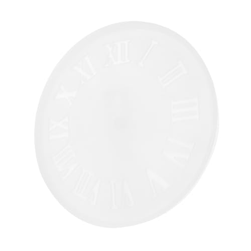 Gadpiparty 1 Stück Diy Uhr Silikonform für Harzgießung Handgemachte Uhr Mold mit Römischen Ziffern Flexible und Wiederverwendbare Uhrform für Kreative Bastelarbeiten von Gadpiparty