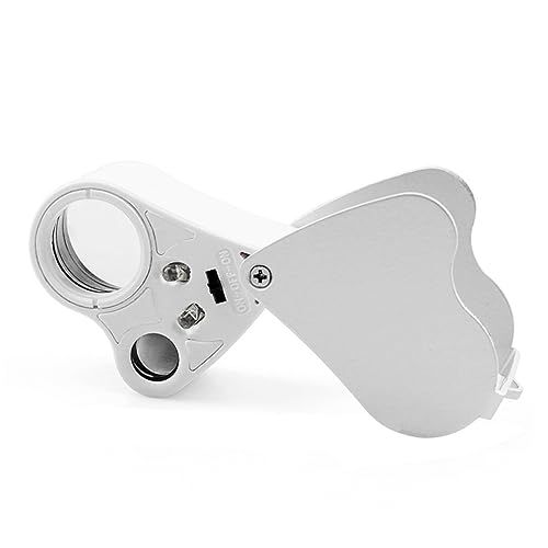 Gadpiparty Handheld Vergrößerungsglas Mit Led-licht Tragbare Lupe Für Juweliere Münzen Briefmarken Inklusive Seil Und Lederetui Zufällige Farbe Gadpiparty Handheld Vergrößerungsglas Mit Led-licht Tragbare Lupe Für Juweliere Münzen Briefmarken Inklusive Seil Und Lederetui Zufällige Farbe von Gadpiparty