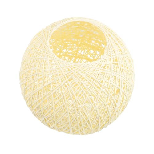 Gadpiparty 1 Stück Hängelampe Lampenschirm Natürlichem Material Beige Dekorativer Lampenschirm für Wohnzimmer Schlafzimmer und Küche Minimalistisches Design für Warme von Gadpiparty