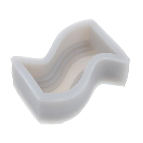 Gadpiparty 1 Stück Kerzenform Silikon Geometrisches Design Diy Gießform für Duftende Kerzen und Seifenherstellung für Kreative Bastelprojekte von Gadpiparty
