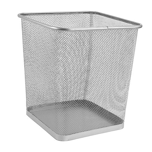 Gadpiparty 1 Stück Metallischer Mülleimer Rechteckiger Abfallbehälter ohne Deckel Rostfreier Papierkorb für Zuhause Büro und Badezimmer Silberfarben Klein Gadpiparty 1 Stück Metallischer Mülleimer Rechteckiger Abfallbehälter ohne Deckel Rostfreier Papierkorb für Zuhause Büro und Badezimmer Silberfarben Klein von Gadpiparty