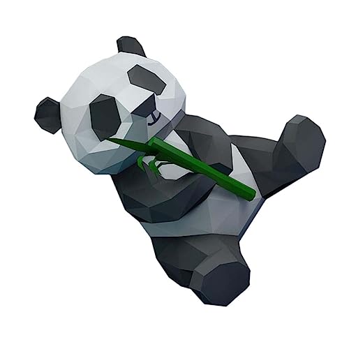 Gadpiparty 1 Stück Papiermodell Panda Handgeformte Dekoration Diy Origami für Partys und Anlässe Einfach Zusammenzubauen ohne Schere Langlebig Karton Gefertigt von Gadpiparty