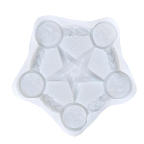 Gadpiparty 1 Stück Pentagrammkerzenhalterform Kerze-Tablett-Form Wahrsageschale Form Pentagramm-Kerzenhalter-Form Formen für Kerzen Kerzenhalterformen Kieselgel Gadpiparty 1 Stück Pentagrammkerzenhalterform Kerze-Tablett-Form Wahrsageschale Form Pentagramm-Kerzenhalter-Form Formen für Kerzen Kerzenhalterformen Kieselgel von Gadpiparty