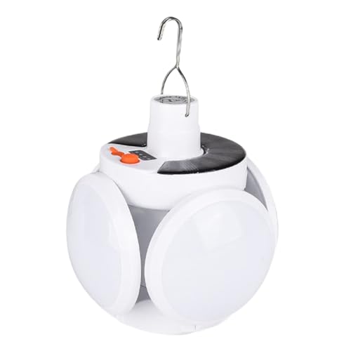 Gadpiparty 1 Stück Solar Ladeglühbirne Campingleuchten Zusammenklappbare Solar Außenleuchten Zeltlampe Gartenleuchten Im Freien Solarlaternen Outdoor Camper Campinglaterne von Gadpiparty