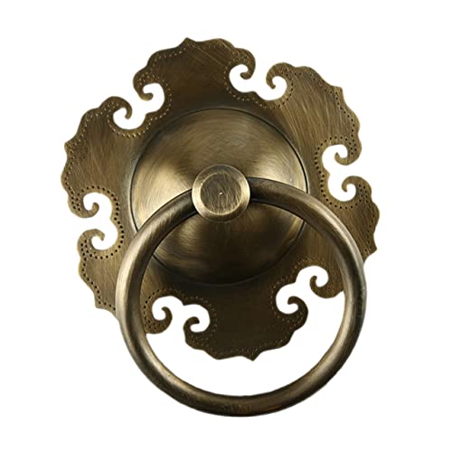 Gadpiparty 1 Stück Türgriff Vintage Messing Türklingel Retro Türziehen Ring Antik Chinesischer Stil für Türen Tore und Garten Robust und Dekorativ Gadpiparty 1 Stück Türgriff Vintage Messing Türklingel Retro Türziehen Ring Antik Chinesischer Stil für Türen Tore und Garten Robust und Dekorativ von Gadpiparty