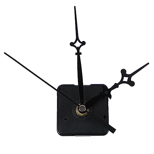 Gadpiparty 1 Wanduhrwerk stippe uhrwerk wanduhr Dirndl schwarz praktisch Zeiger für uhrwerk Wicklung Mechanismus Moderne Wanduhr Pendel Uhrenzubehör langlebiges Uhrwerk Plastik Black von Gadpiparty